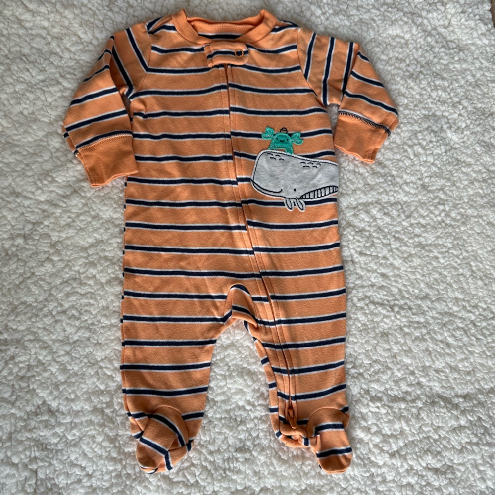 Carter’s Striped Footie Onesie